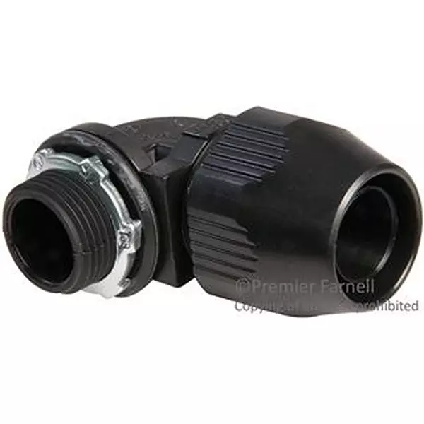 ABB - THOMAS & BETTS Conduit Fitting, Ra, Thermoplastic, Black, 19.05Mm, Lt975P