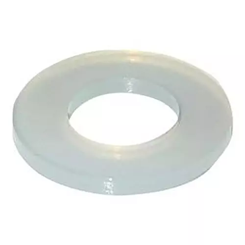 ESSENTRA COMPONENTS Flat Washer, 2.7Mm Id, 6Mm Od, Pa 6.6, Mfw020A