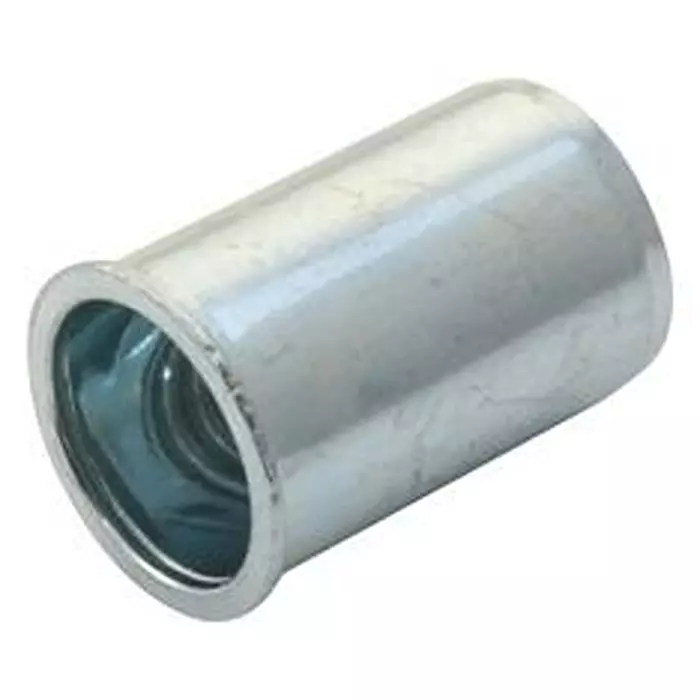 TR FASTENINGS Rivet Nut, Steel, Electro Zinc/Cr3, M8, W/M8/Rede/Oe/St/Pg (Pack of 100)