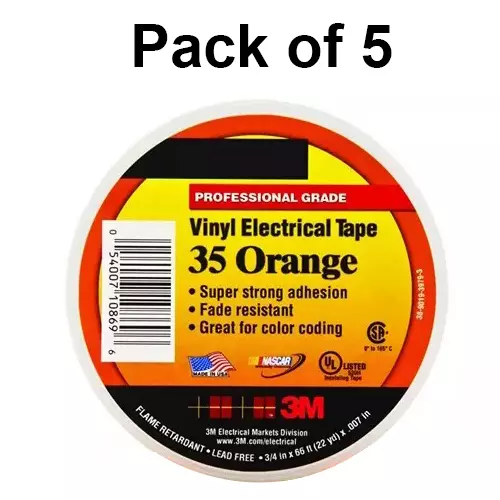 3m-electrical-insulating-tape-pvc-backing-material-orange-19-cm-width-2011-m-length-for-industrial-use-pack-of-5-pcs