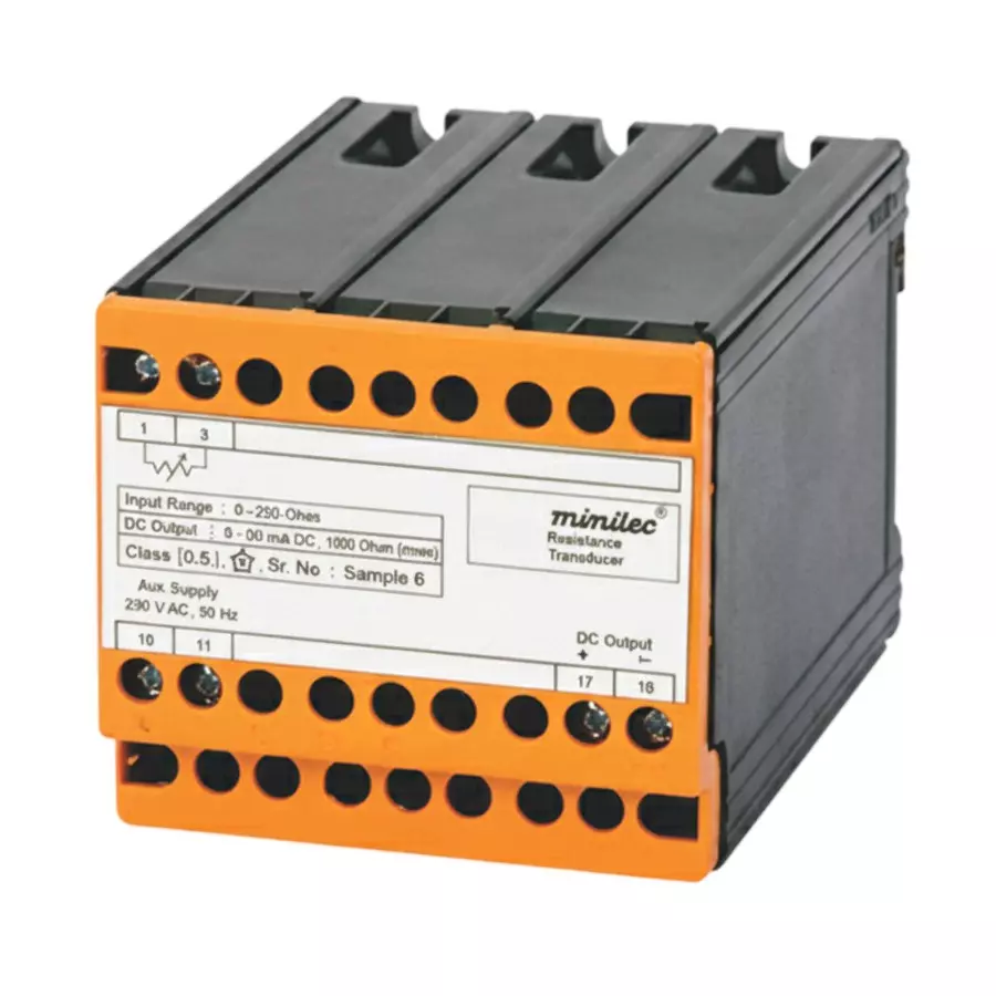 Minilec Resistance Transducer Single Output Less than 4 VA 350 g, D3 RET1
