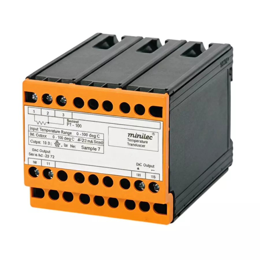 Minilec Temperature Transducer Single Output Less than 4 VA 350 g, D3 TET1