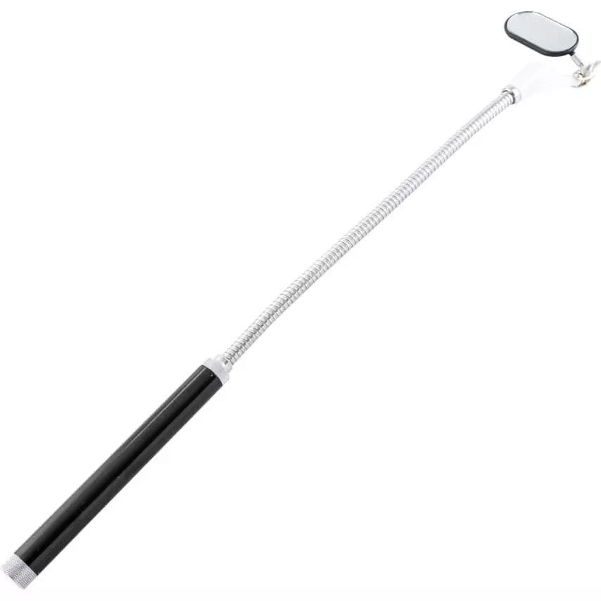 Kennedy Flexible Mirror With Light 520 mm Arm Length Flexible Arm Chrome Plated