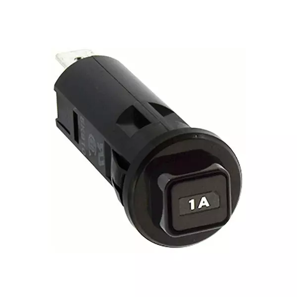 IDEC Nrf Series Circuit Protector Manual Off Mechanism / None 1 Pole, NRF111-0.5A