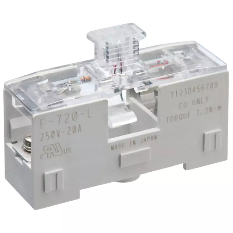 Sato Parts Fuse Holder Horizontal Type (With Fuse Carrier With Fusing Indication), F-720-L
