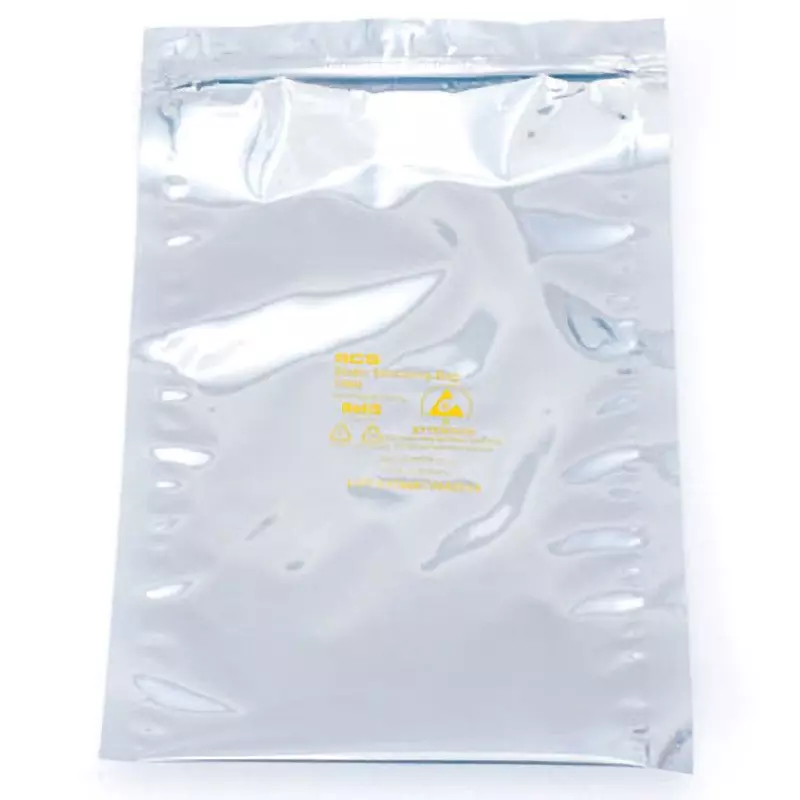 DESCO Electrostatic Shield Bag Zip top Type, 300610 (Pack of 100)