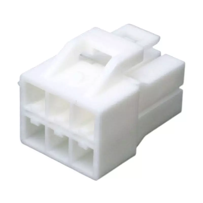 JST (JAPAN SOLDERLESS TERMINALS) Housing Plug (Maximum) 10 Current 6 Pole Nylon 66 (UL94 V-0) Material, YLP-06V (Pack of 100)