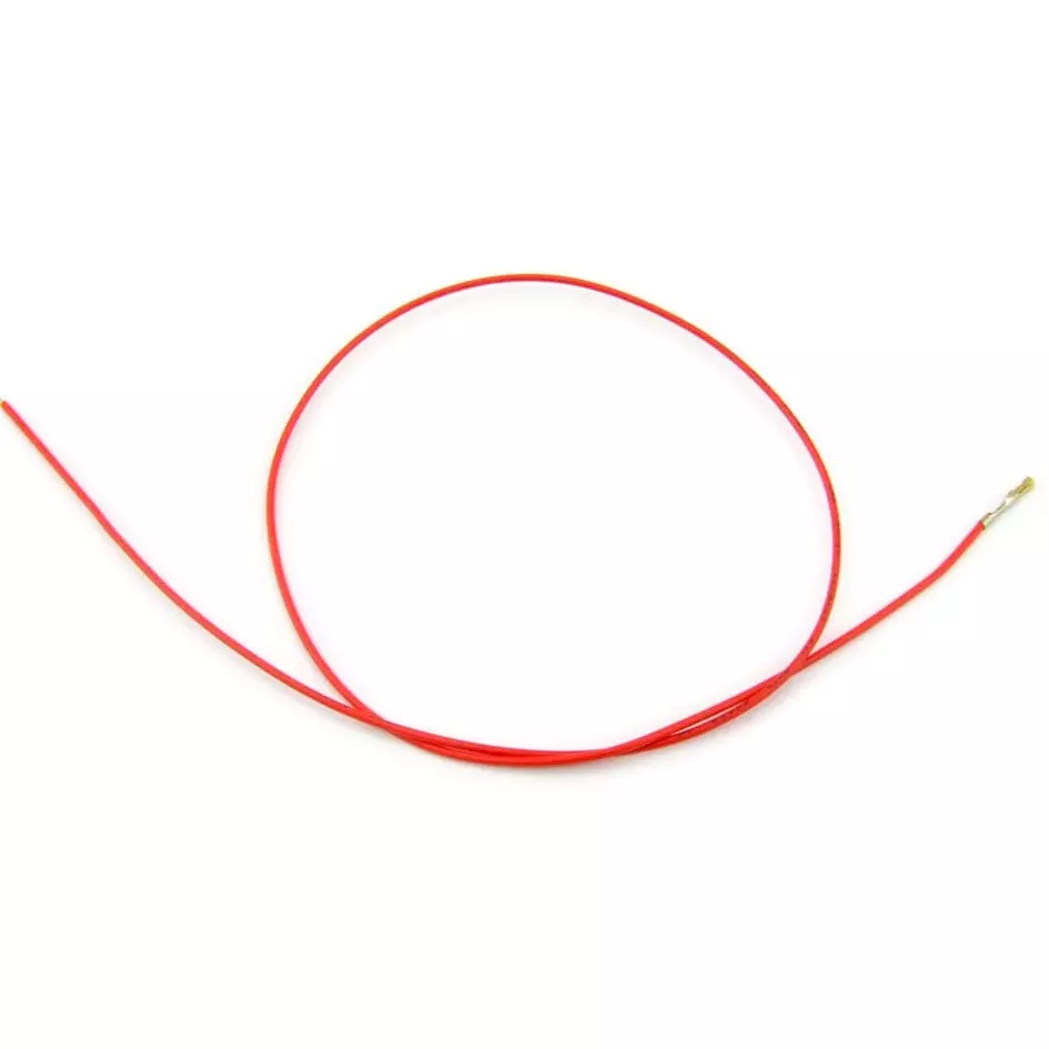 Kyoritsu Electronics Single End Crimped Wire [Cable] Red, QW-1RD (Pack of 10)