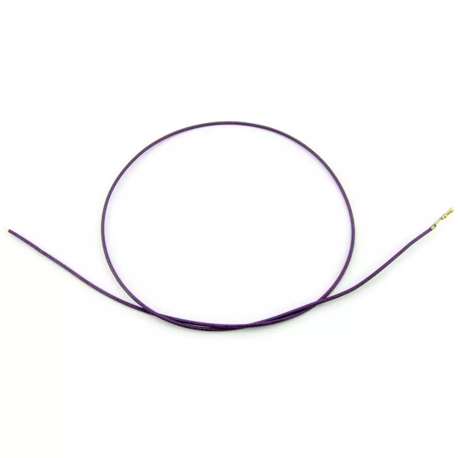 Kyoritsu Electronics Single End Crimped Wire [Cable] Purple, QW-1PU (Pack of 10)
