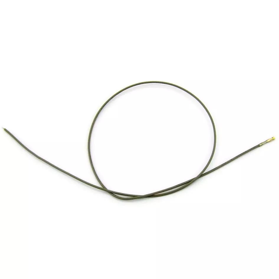 Kyoritsu Electronics Single End Crimped Wire [Cable] Ash, QW-1GY (Pack of 10)