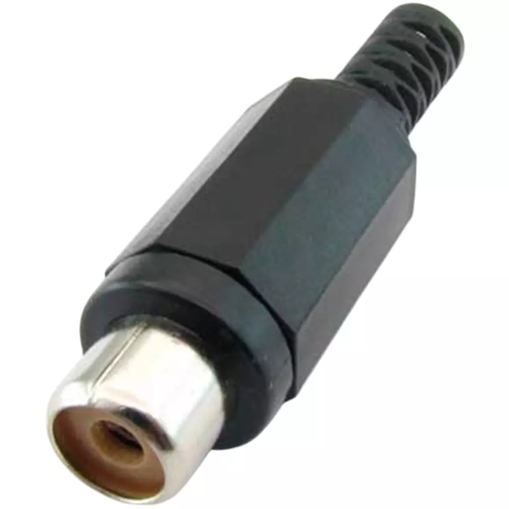 Kyoritsu Electronics Rca Jack Relay Type Handle, spring: plastic Material Black, WTN-20-6199-1(BK)
