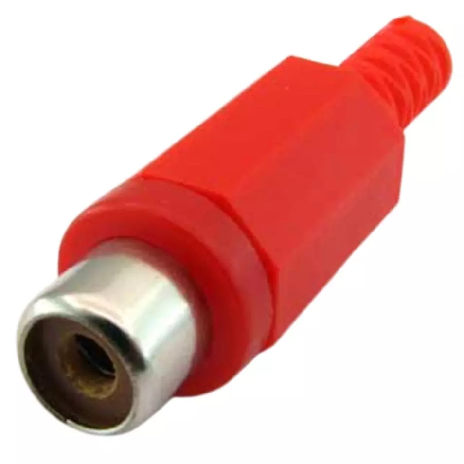 Kyoritsu Electronics Rca Jack Relay Type Handle, spring: plastic Material Red, WTN-20-6199-1(R)