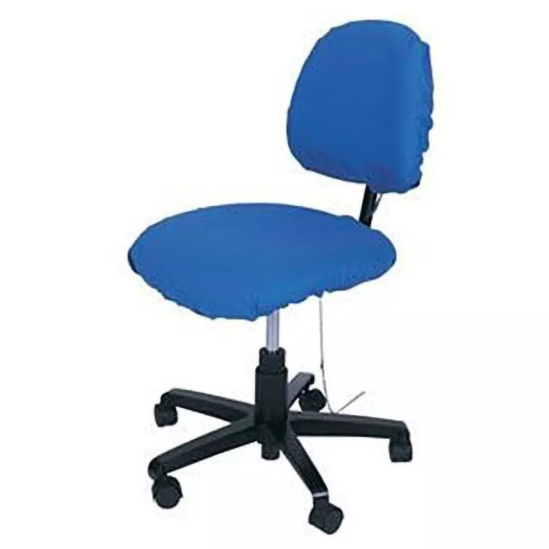 DESCO Static Dissipative Chair Cover Royal blue Carbon fiber: Conductivity less than 1 x10⁵ Ω Spec, 7200