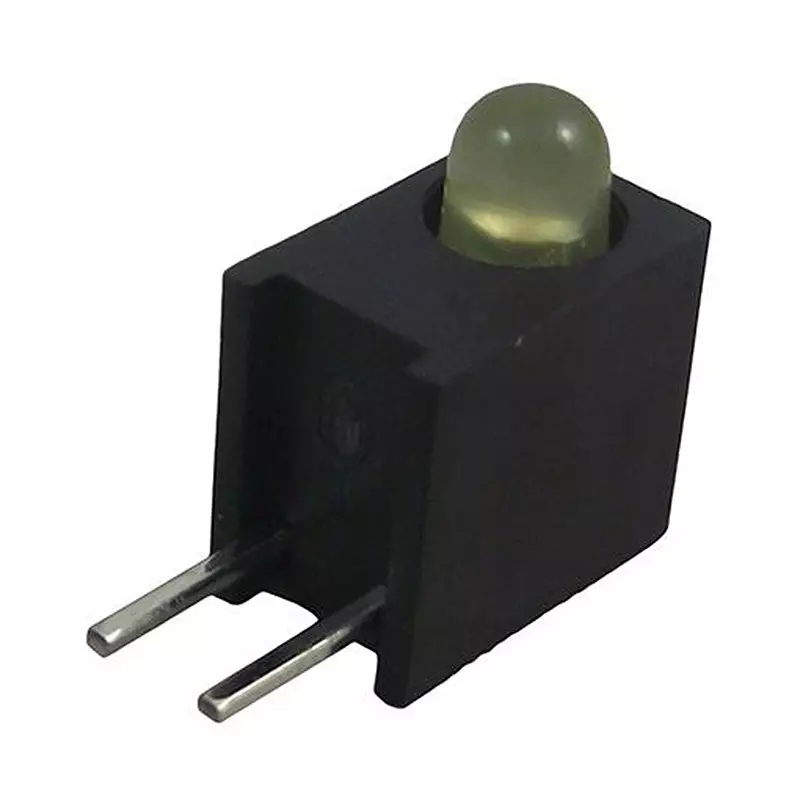BROADCOM LED, 3MM, 50DEG, YELLOW, HLMP-1719-A00A2