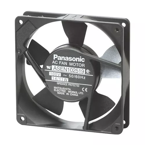 Panasonic AXIAL FAN, 120MM, 115VAC, 63.6CFM, 34DBA, ASEN102529