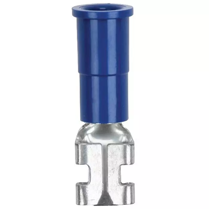 3M TERMINAL, FEMALE DISCONNECT, 0.25", CRIMP, BLUE, MVU14-250DFX (Pack of 100 Pcs)
