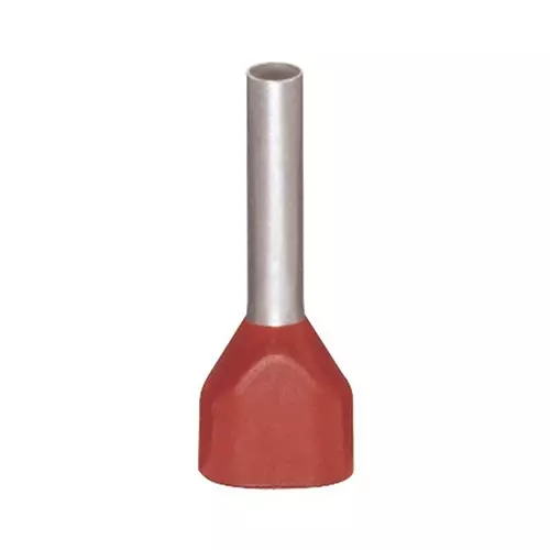Wago TERMINAL, WIRE FERRULE, 18AWG, RED, 216-542