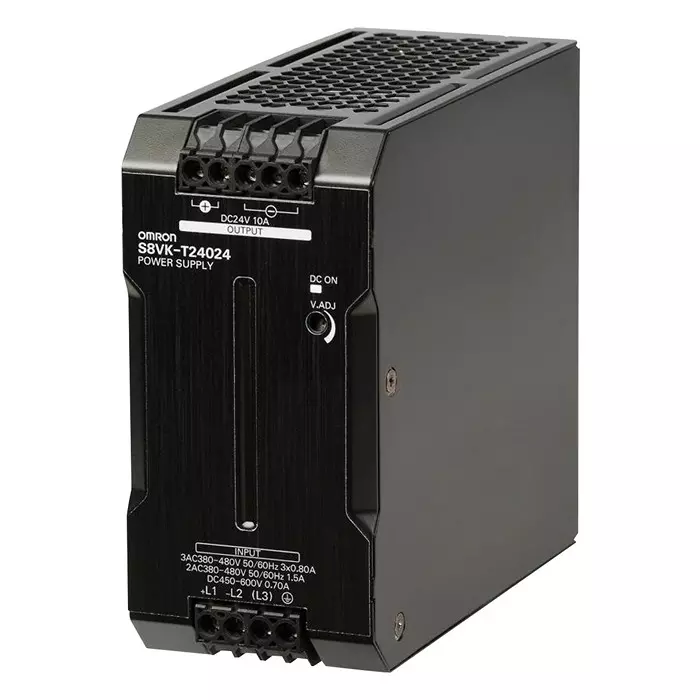 OMRON INDUSTRIAL AUTOMATION POWER SUPPLY, AC-DC, 24V, 10A, S8VK-T24024