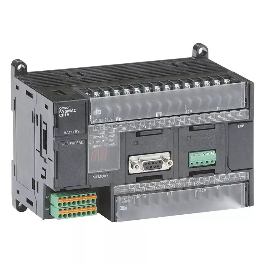 OMRON INDUSTRIAL AUTOMATION CPU UNIT, 24 I/P, 16 O/P, RELAY, 240VAC, CP1HXA40DRA
