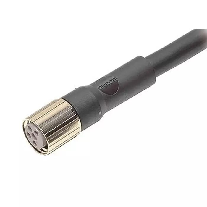 OMRON INDUSTRIAL AUTOMATION SENSOR CORD, 4P, M8 RCPT-FREE END, 10M, XS3F-M8PVC4S10M