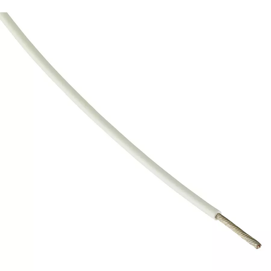 RAYCHEM - TE CONNECTIVITY WIRE, WHITE, 0.35MM, 100M, FLDWC0311-0.35-9
