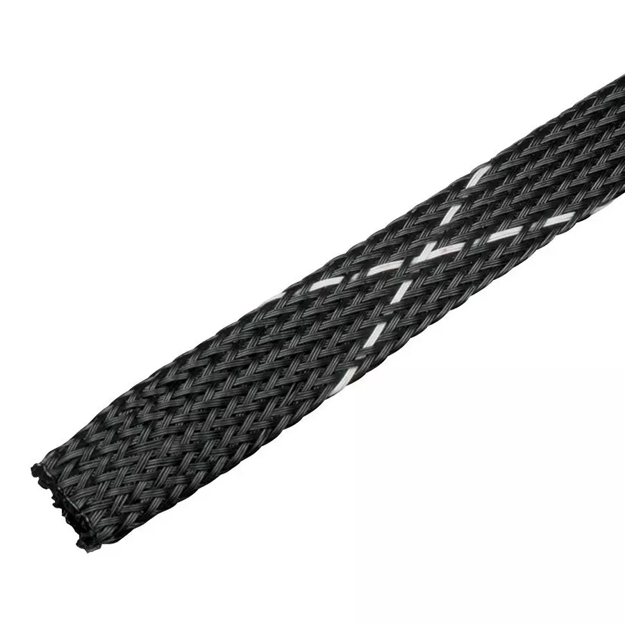 PANDUIT Sleeving BRAIDED, PET, 12.7MM, BLK, SE50PFR-DR0 (Pack of 152)