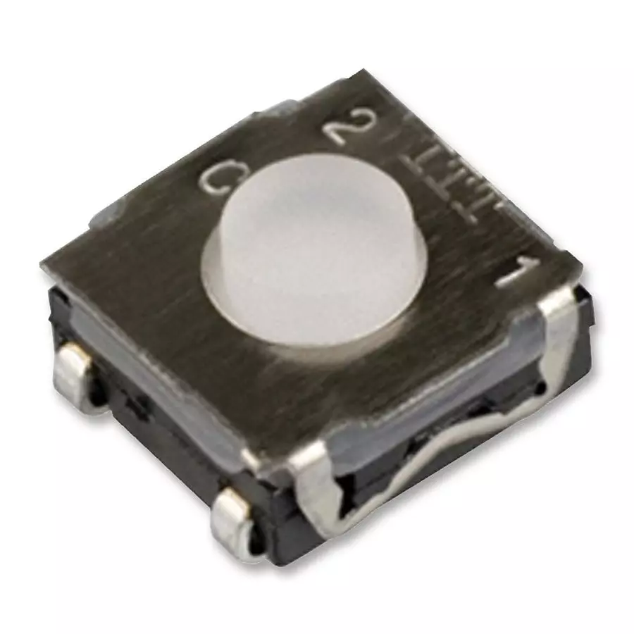 C&K COMPONENTS Switch, Spst, 0.05A, 32Vdc, 1.6N, Smd, KSC221JLFS (Pack of 10)