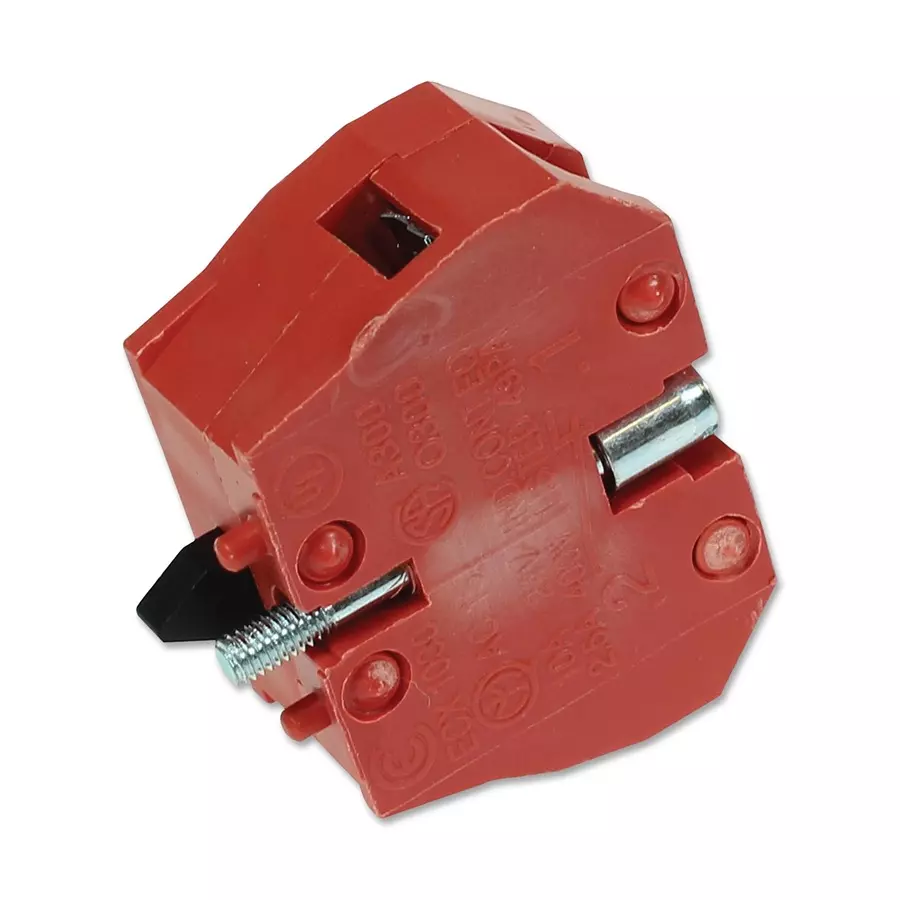 CAMDENBOSS Contact Block, Nc, Red, CCTTC1R