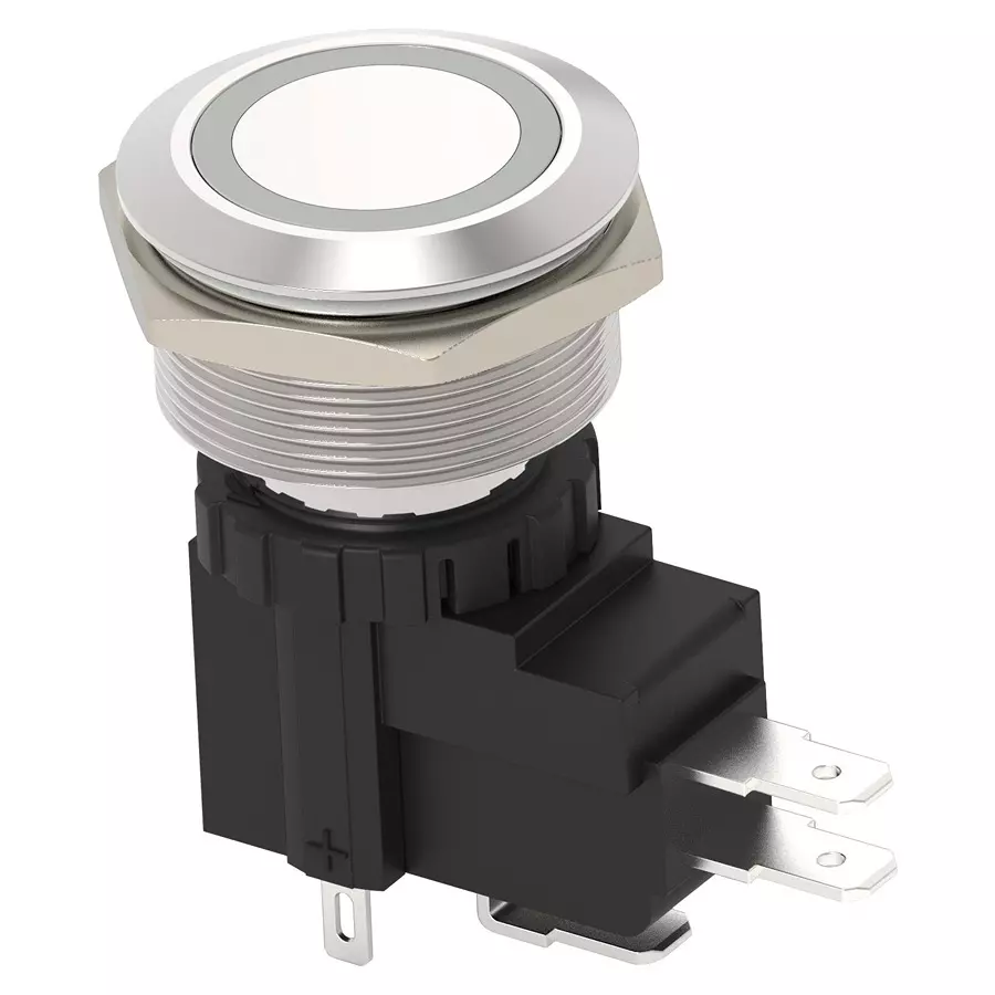 ALCOSWITCH - TE CONNECTIVITY Anti Vandal Sw, 16A, 125V, Spdt, 25.2 mm, AVH25MSSFEB121604.