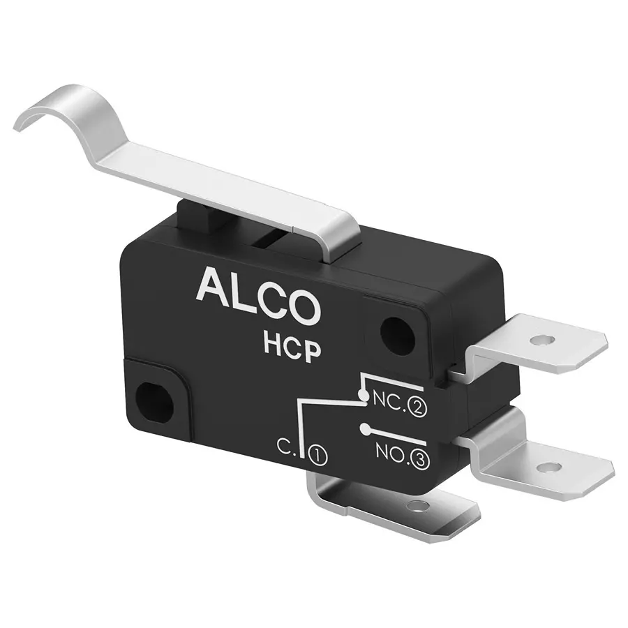 ALCOSWITCH - TE CONNECTIVITY Microswitch, Spdt, 16A, 250Vac, HCP16DTE4S04.