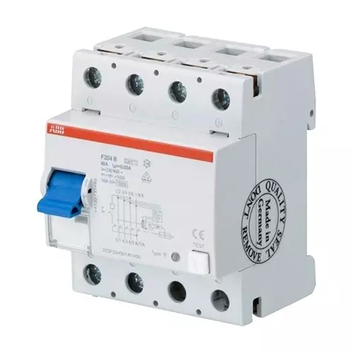 ABB Rccb, 4P, 125A, 400Vac, Din Rail, 2CSF204823R3950