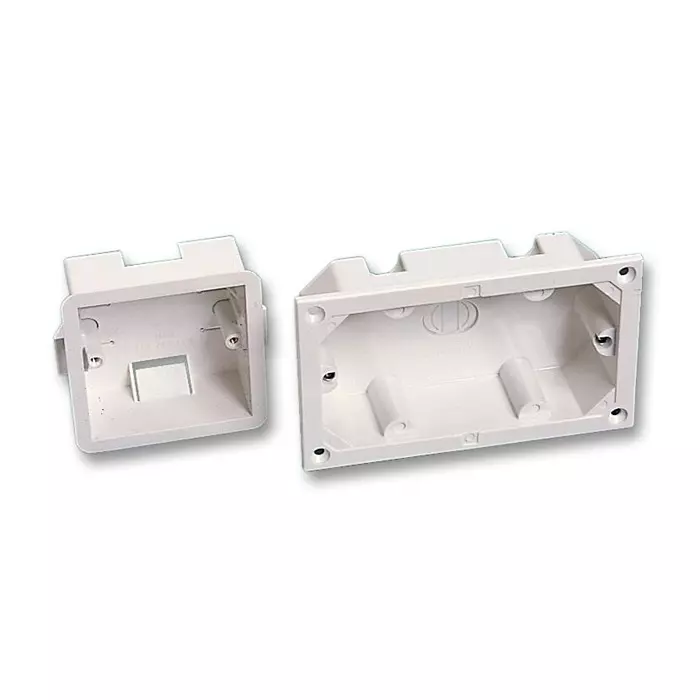 Honeywell Mounting Box, Dry Liner, 1Gang, QFB1WHI