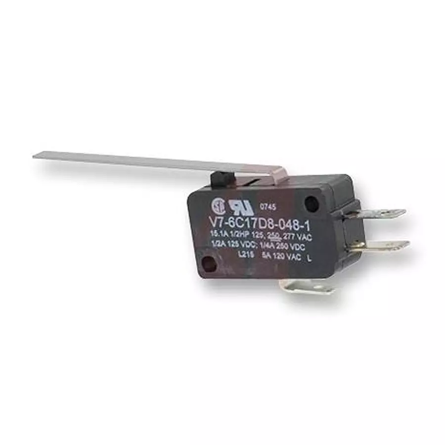 Honeywell Microswitch, Lever, Spdt, 277Vac, 15.1A, V7-6C17D8-048-1
