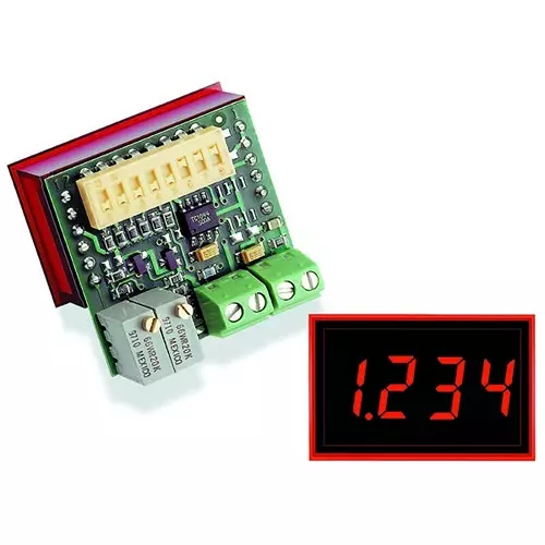 MURATA POWER SOLUTIONS Dpm, LED, 5V, Red, Process, DMS-20PC-0/5-24RL-C.