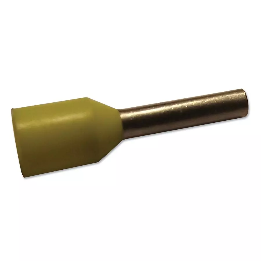JST (JAPAN SOLDERLESS TERMINALS) Ferrule, Insulated, De, 1 mmsq., Pk100, GTR1.0-8 (Pack of 100)