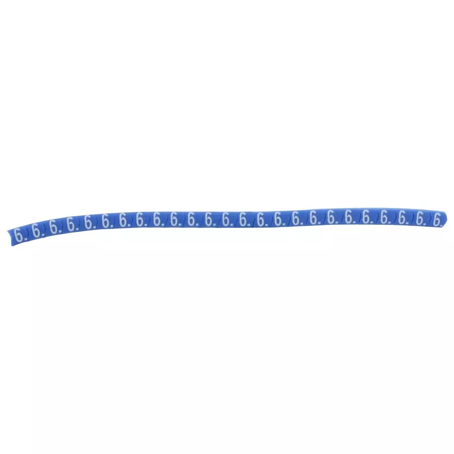 HELLERMANNTYTON Cable Marker, Pre Printed, Pvc, Blue, 901-11006 (Pack of 250)