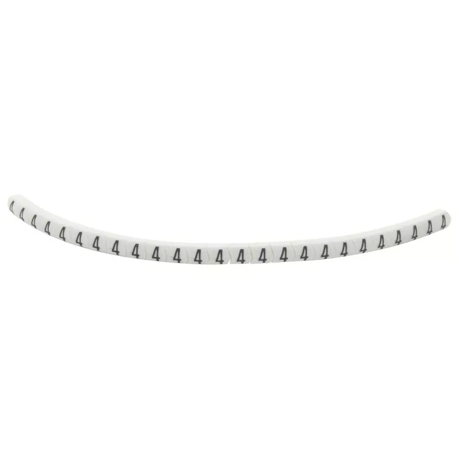 HELLERMANNTYTON Cable Marker, Pre Printed, Pvc, White, 901-11019 (Pack of 250)
