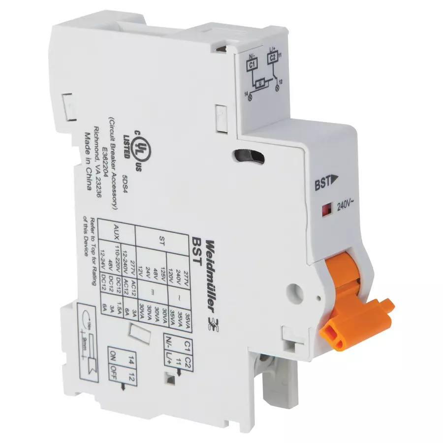 Weidmuller SHUNT TRIP MODULE, CIRCUIT BREAKER, BST12VDC