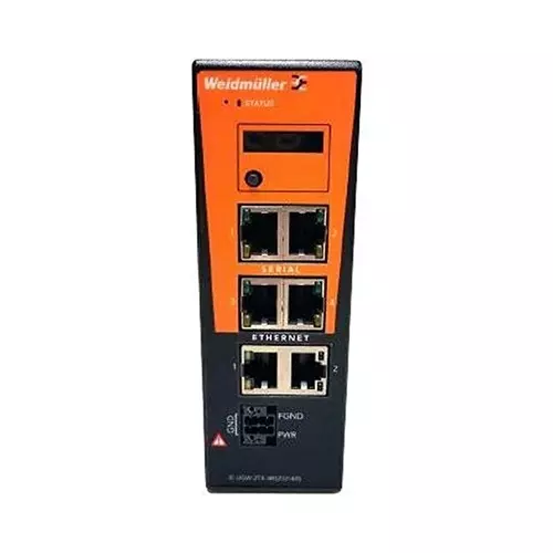 Weidmuller GATEWAY, RJ45X2, RS232/485X4, DIN RAIL, 7940124933