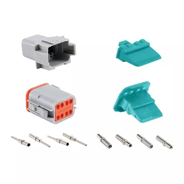 AMPHENOL SINE/TUCHEL KIT, PLUG & RCPT CONN/WEDGELOCK/CONTACT, AT8PS-CKIT