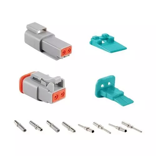 AMPHENOL SINE/TUCHEL KIT, PLUG & RCPT CONN/WEDGELOCK/CONTACT, AT2PS-CKIT