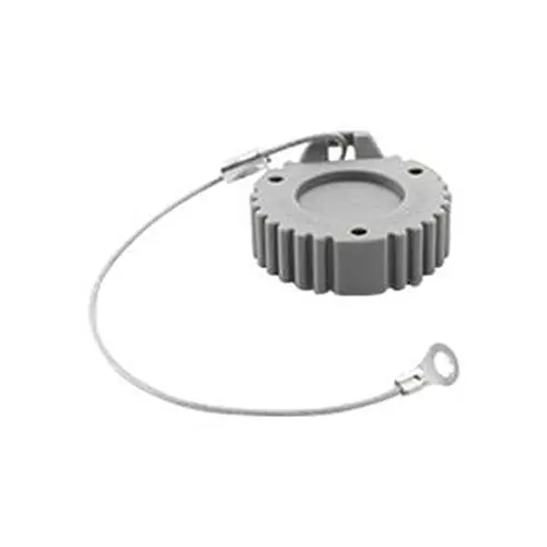 AMPHENOL SINE/TUCHEL CAP W/TETHER, RCPT, 9POS, THERMOPLASTIC, AHDC169-TM