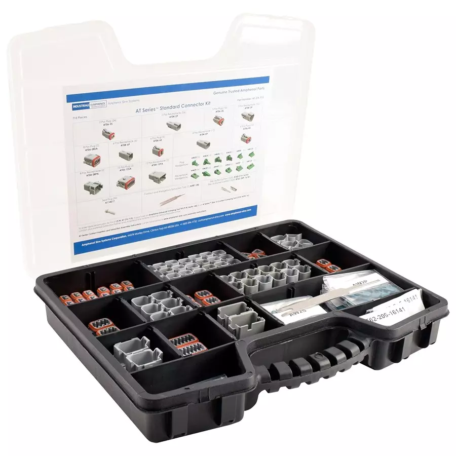 AMPHENOL SINE/TUCHEL STANDARD CONN KIT, 715 PIECES, AT-CK-715