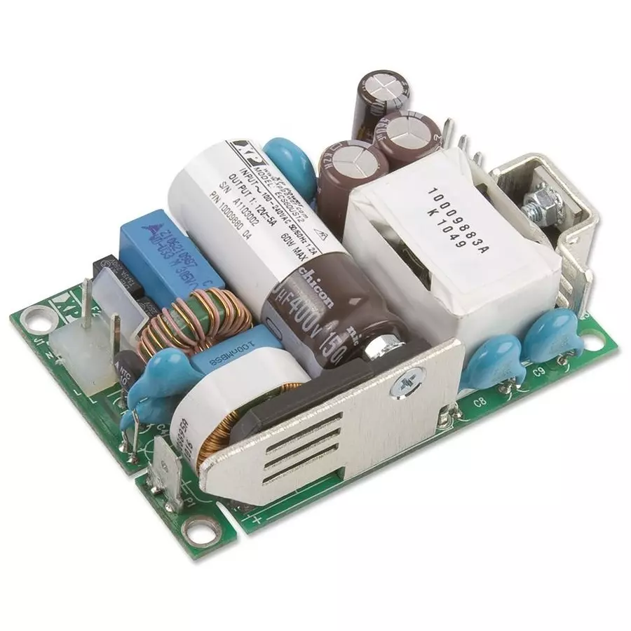 XP POWER POWER SUPPLY, AC-DC, MEDICAL, 12V, 5A, ECS60US12