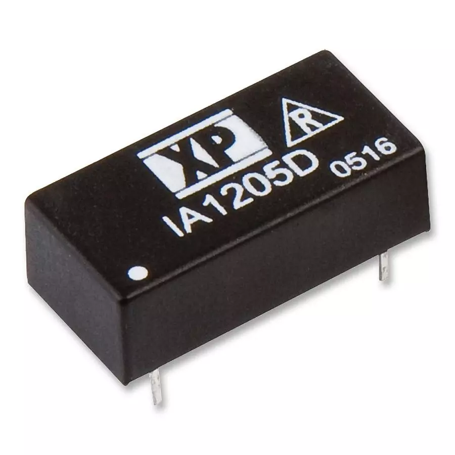 XP POWER CONVERTER, DC/DC, 1W, +/-12V, IA0512D