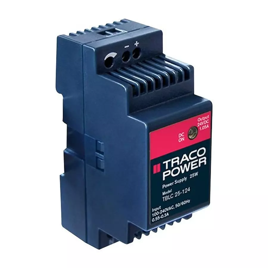 TRACO POWER POWER SUPPLY, AC-DC, 12V, 2A, TBLC 25-112
