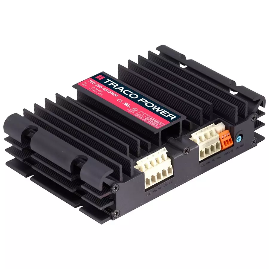 TRACO POWER DC-DC CONVERTER, 24V, 12.5A, TEQ 300-4815WIR