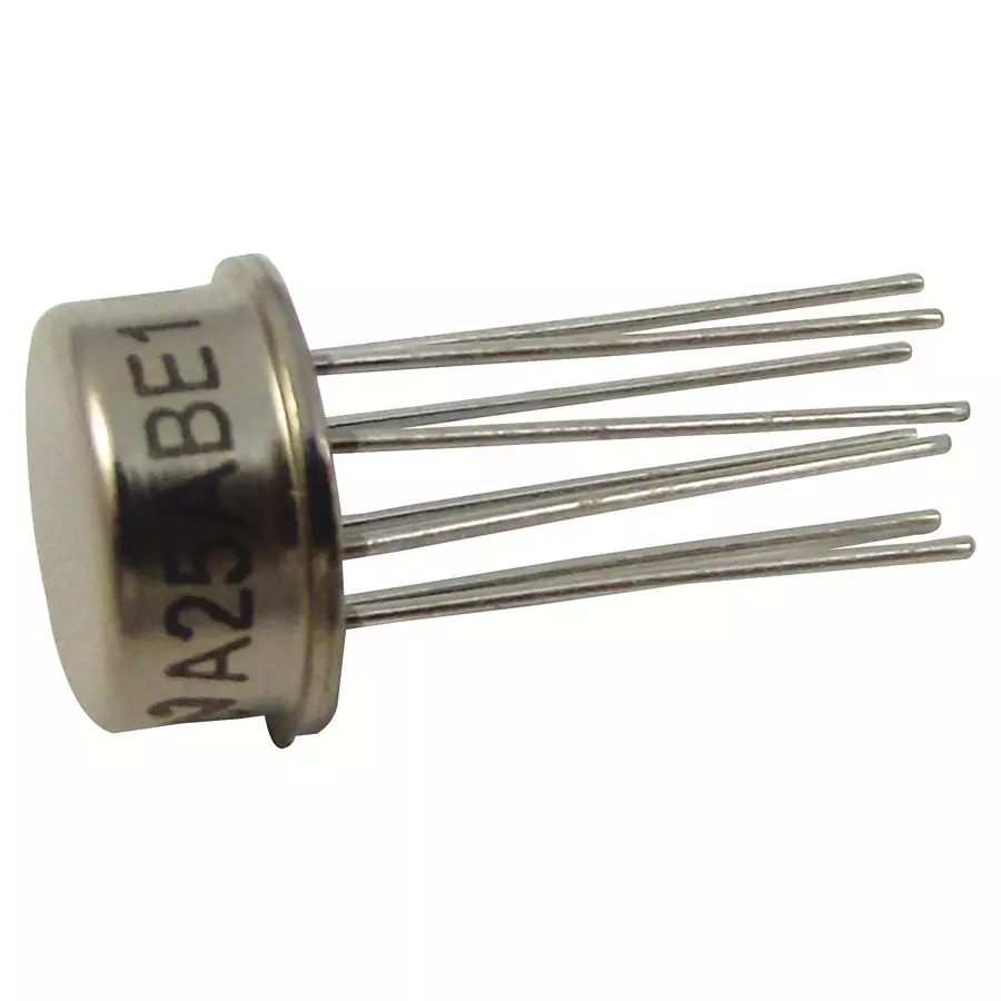 TEXAS INSTRUMENTS Operational Amplifiers - Op Amps OP AMP, COMPENSATED, H08C-8, 741, LM741CH/NOPB