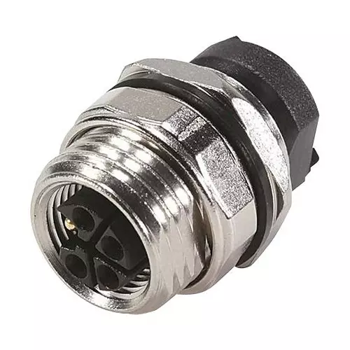 Harting Sensor Connectors SENSOR CONNECTOR, 4POS, RCPT, PANEL, 21033962533