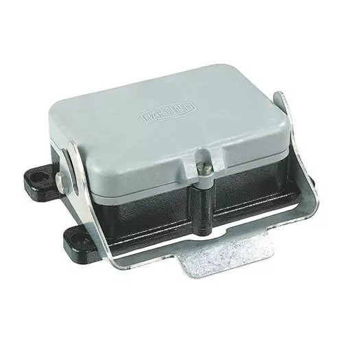 Harting Heavy Duty Hoods / Housings / Bases HEAVY DUTY CONN, 1 LEVER, SIZE 48B, 09370480301